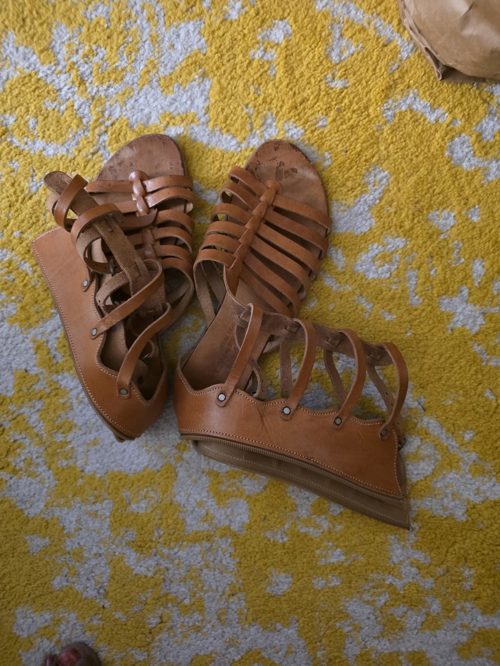 Women’s Tan Strappy Gladiator Sandals